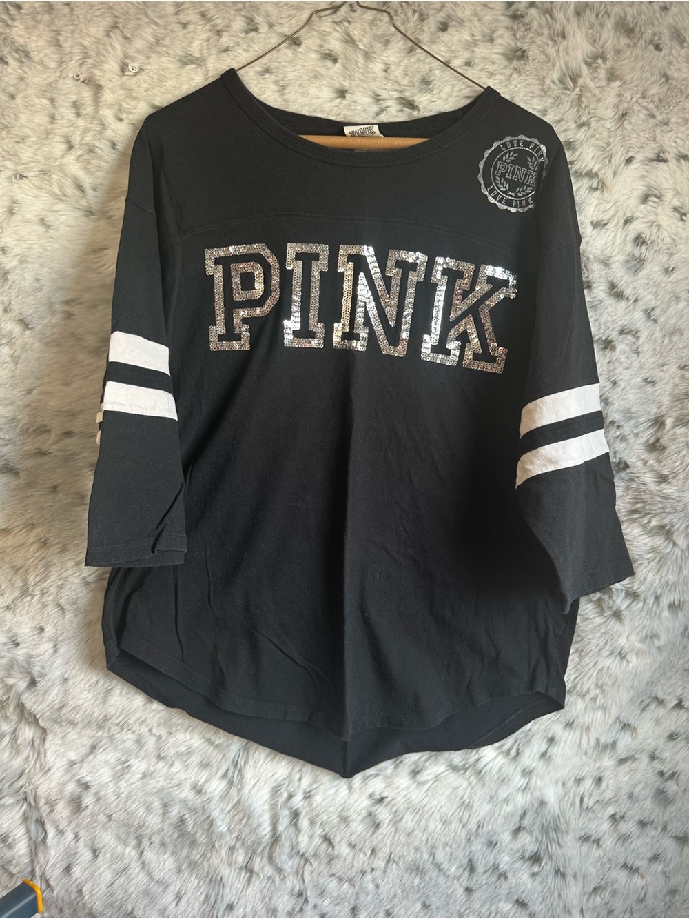 319.  Pink bling medium oversized to large. 2016